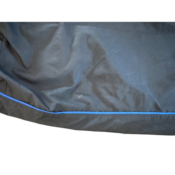 Nike Mens Athletic Track Pants XL Black Blue Polyester - Picture 6 of 6